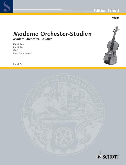 Moderne Orchester-Studien für Violine, vol. 2
