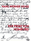 Der Prinz von Homburg (vocal/piano score)
