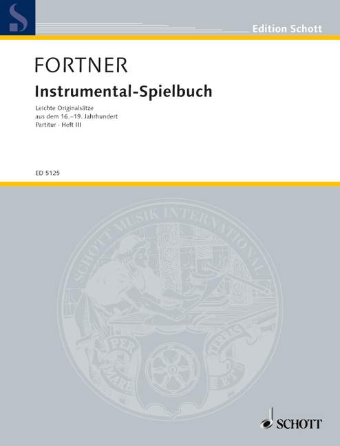 Instrumental-Spielbuch, vol. 3 [score]