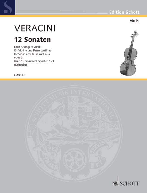 12 Sonaten nach Corellis op. 5, vol. 1