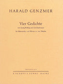 Vier Gedichte GeWV 61 [score]