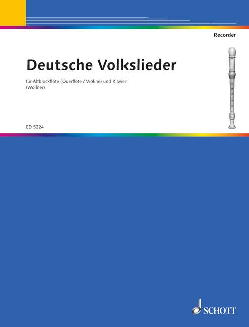 Deutsche Volkslieder: leicht gesetzt