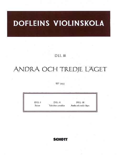 Dofleins Violinskola, vol. 3