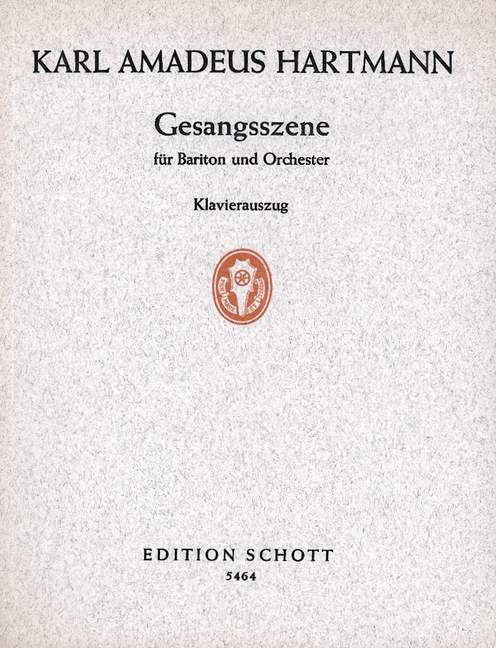 Gesangsszene [vocal/piano score]