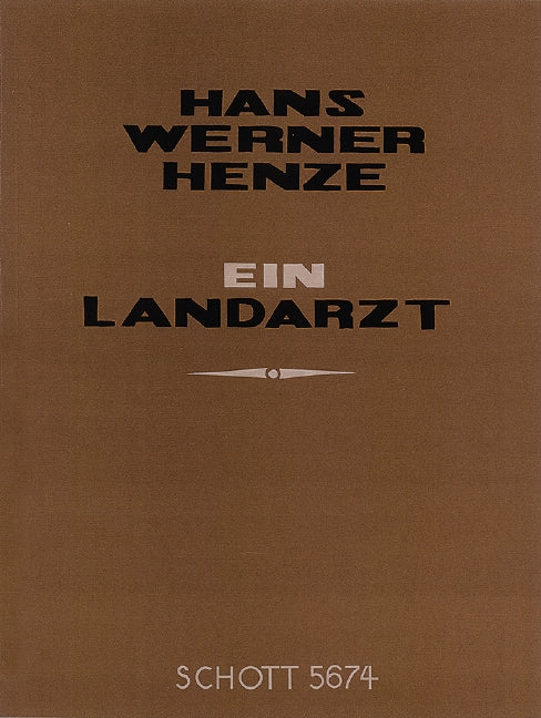 Ein Landarzt [vocal/piano score]