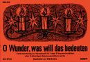 O Wunder, was will das bedeuten [1-2 soprano recorders or 2 voices and guitar ad libitum]