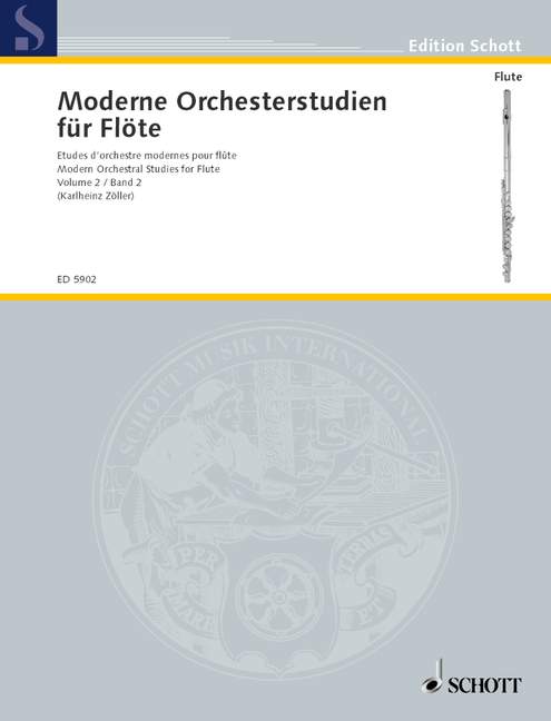 Moderne Orchesterstudien für Flöte, vol. 2