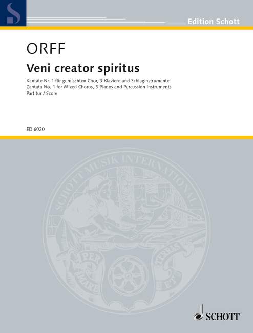 Veni creator spiritus [score]