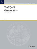 L'heure du berger (flute, oboe, clarinet, bassoon, horn and piano) [set of parts]