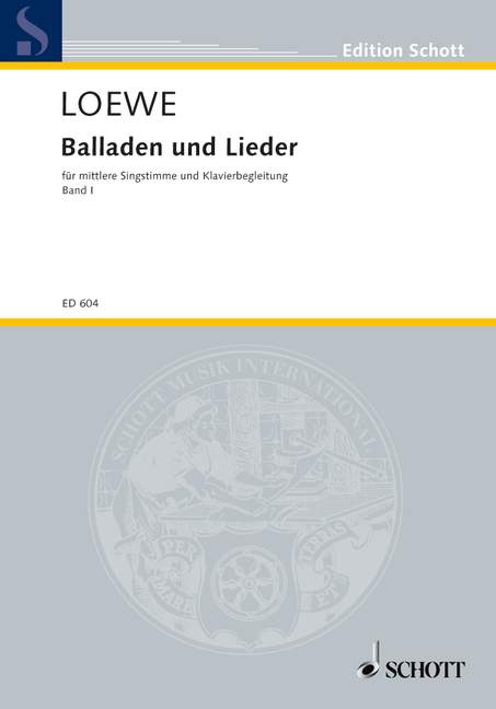 Balladen und Lieder, vol. 1