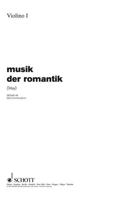 Musik der Romantik [Violin I part]
