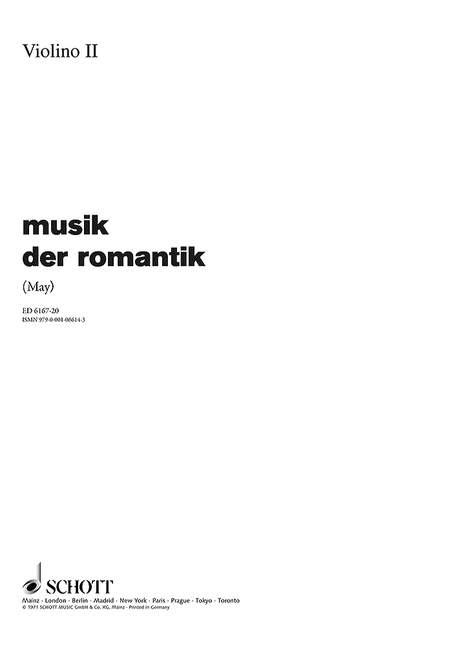 Musik der Romantik [Violin II part]