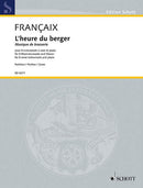 L'heure du berger (Flute, Oboe, 2 Clarinets, 2 Bassoons, French Horn, Trombone and Piano) [score]
