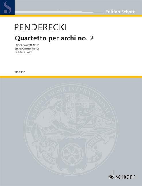 Quartetto per archi no. 2 [study score]