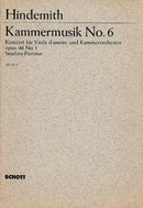 Kammermusik Nr. 6 op. 46/1 [study score]