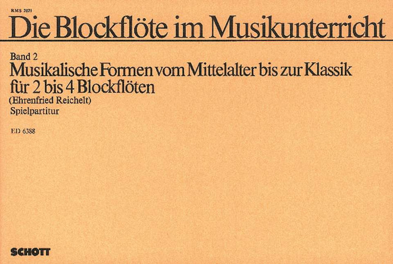 Die Blockflöte im Musikunterricht, vol. 2