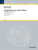 Fragmente aus einer Show [score]