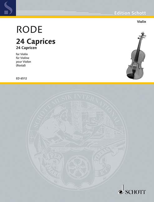 24 Caprices, Violin（Rostal校訂）