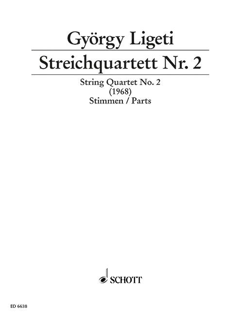 String Quartet No. 2 [set of parts]