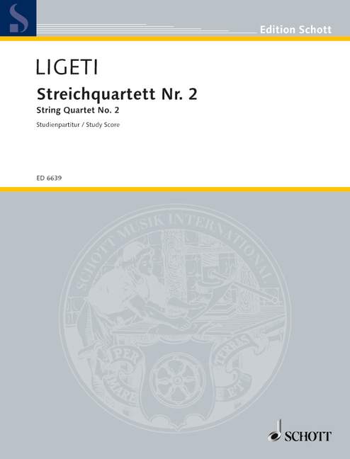 String quartet No. 2 [study score]