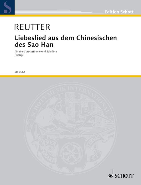 Liebeslied aus dem Chinesischen des Sao Han