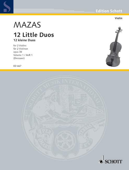 12 Little Duos op. 38, vol. 1