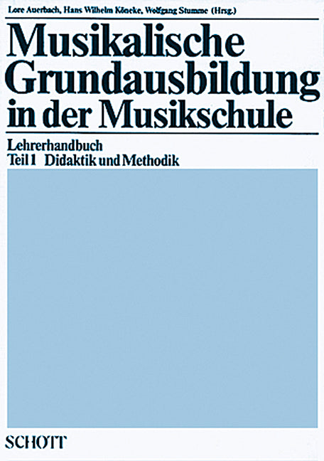 Musikalische Grundausbildung in der Musikschule Teil 1