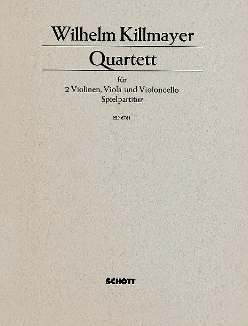 Quartett [performance score]