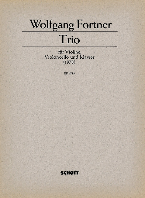 Trio [score and parts]
