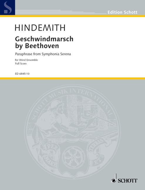 Geschwindmarsch by Beethoven [score]