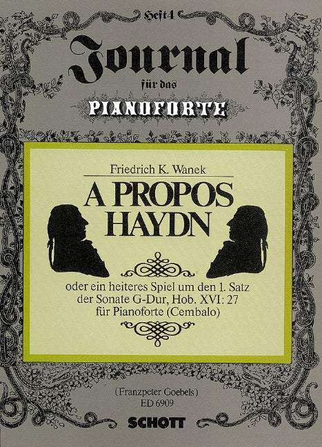 A propos Haydn Hob. XVI: 27