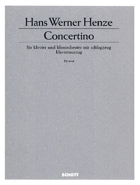 Concertino (piano reduction for 2 pianos)