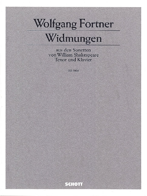 Widmungen