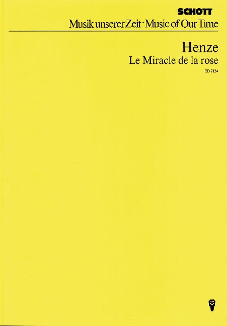 Le Miracle de la Rose [study score]