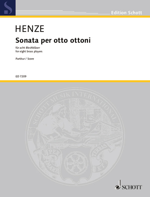 Sonata per otto ottoni [score]