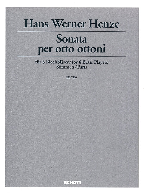 Sonata per otto ottoni [set of parts]