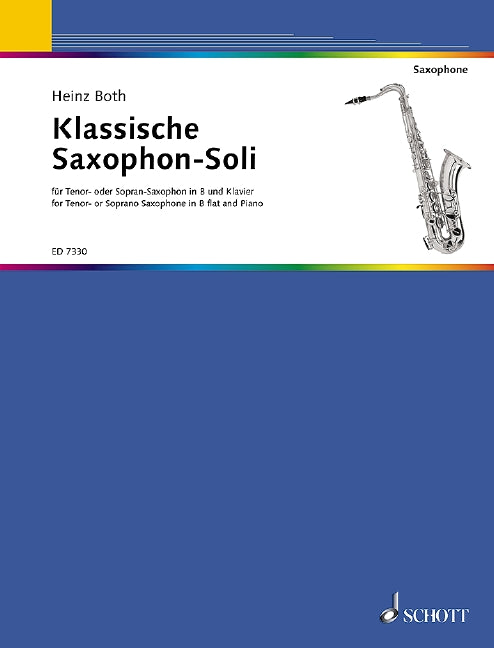 Klassische Saxophon-Soli [tenor- or soprano saxophone and piano]