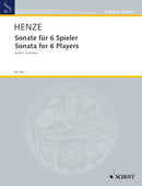 Sonate für sechs Spieler [score]