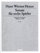 Sonate für sechs Spieler [set of parts]