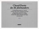 Choral Duets of the 18th Century