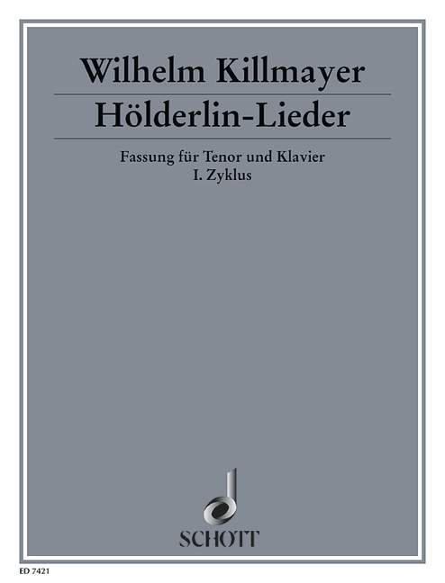 Hölderlin-Lieder, 1st Cycle