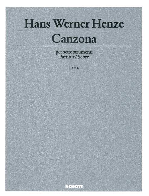 Canzona [score]