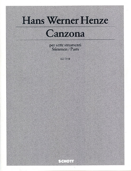 Canzona [set of parts]