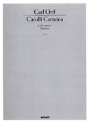 Catulli Carmina [score]