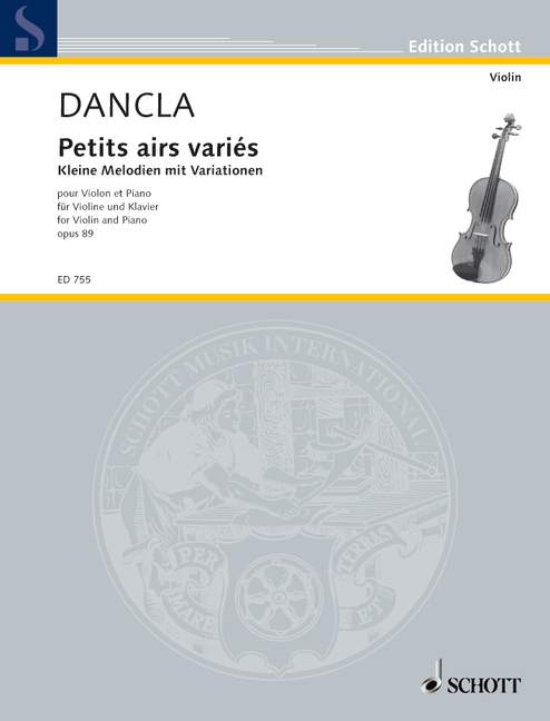 Petits airs variés op. 89