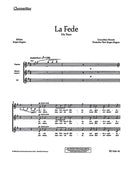 La Fede - Die Treue [合唱楽譜]