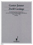 Zwölf Gesänge op. 3, Book 1 [score]