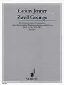 Zwölf Gesänge op. 3, Book 3 [score]