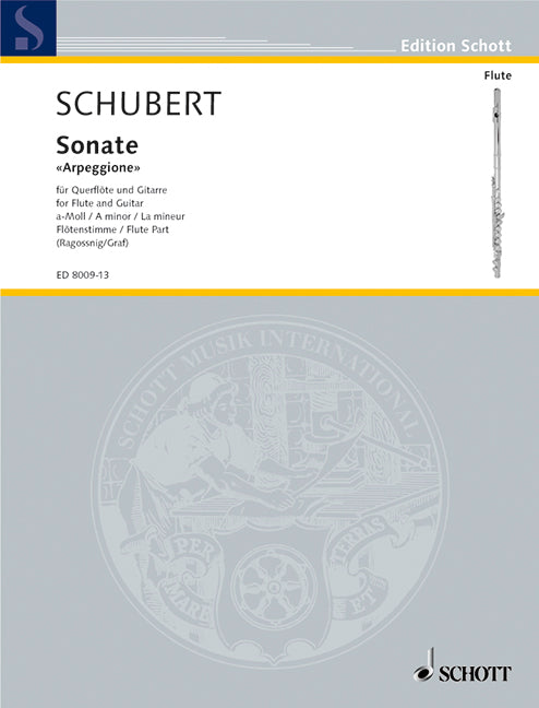 Sonate Arpeggione D 821 [flute part]