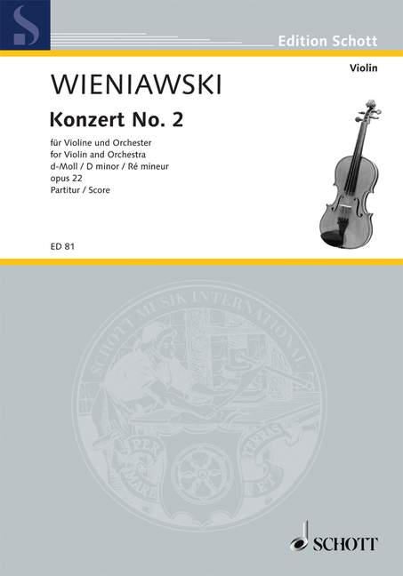 Konzert No. 2 d-Moll op. 22 [full score]